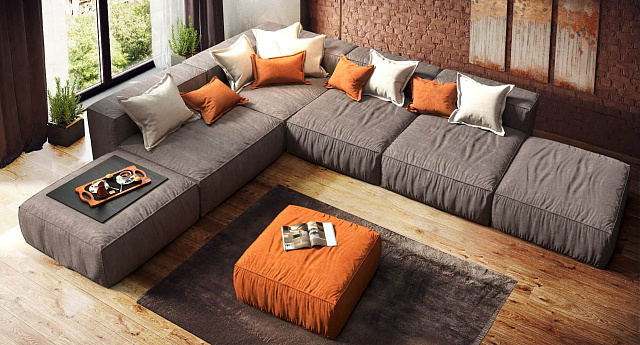 Легкий вес модулей дивана Фри Лаунж